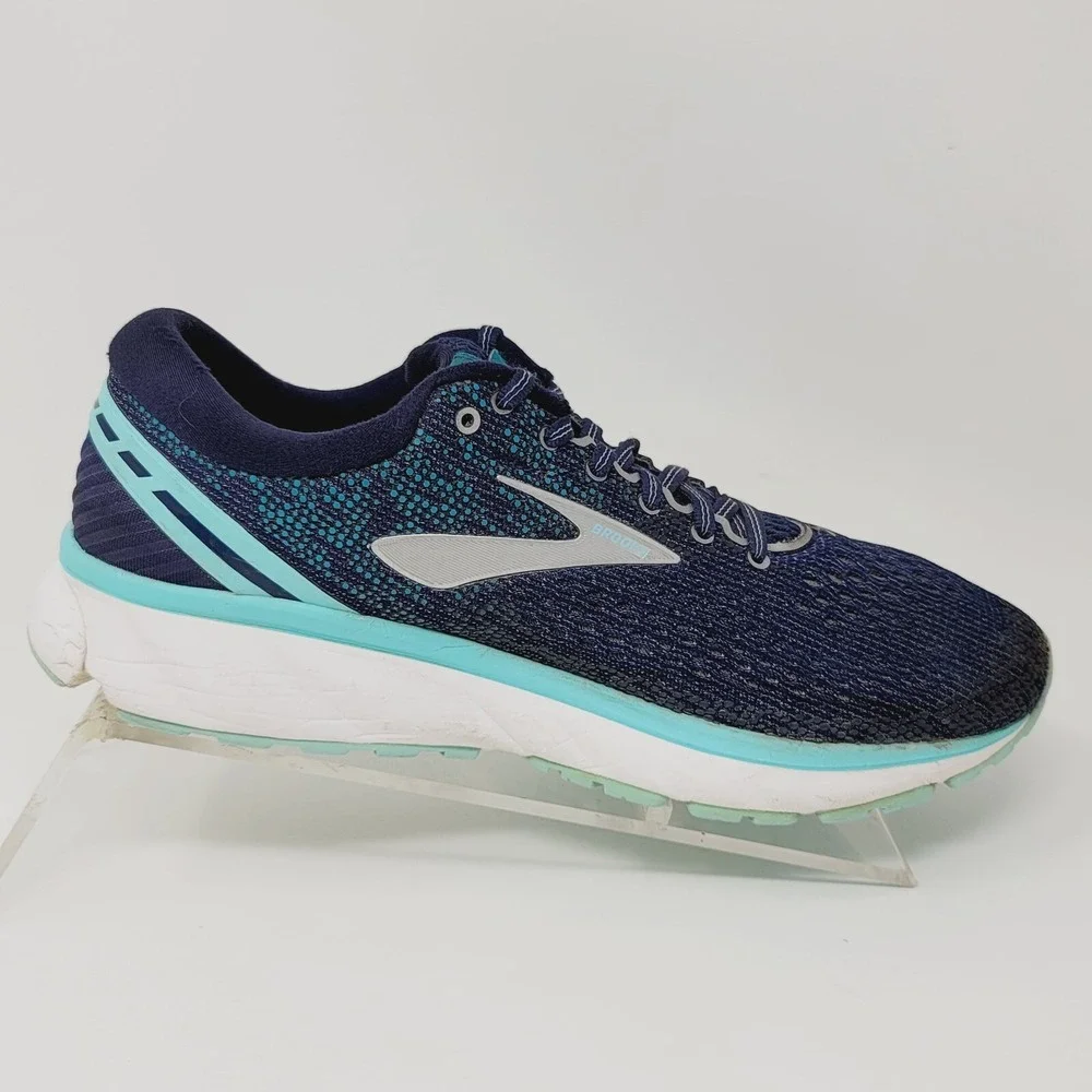 Brooks Ghost 11 Women's Sneakers Sz 9.5 B Running Shoes Navy Blue Casual